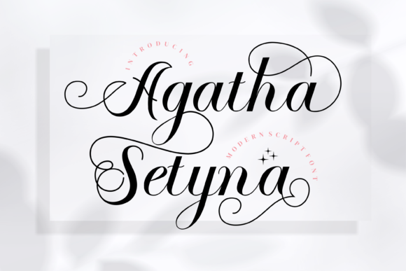 Agatha Setyna: The Handwritten Typeface for Authentic Branding