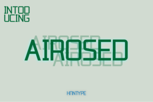 Airosed: The Clean Sans Serif Typeface for Handmade Product Branding