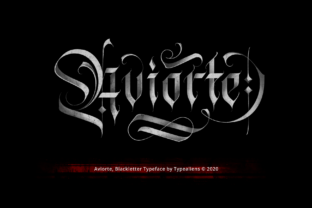 Aviorte: The Elegant Blackletter Typeface for Polished Branding