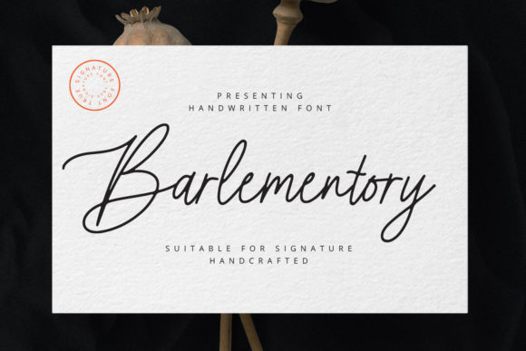 Barlementory: The Handwritten Typeface That Elevates Your Craft Brand