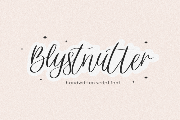 Blystnutter: The Elegant Script Font for Polished Branding