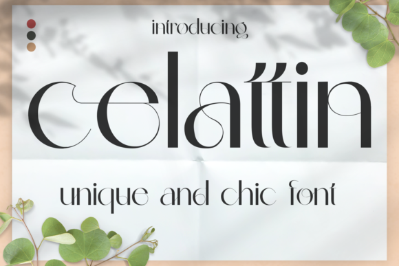 Celattin: The Elegant Serif Font for Polished Brand Identity