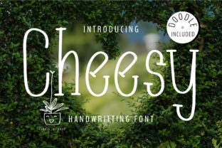 Cheesy: A Cheerful Serif Typeface for Handmade Shop Branding