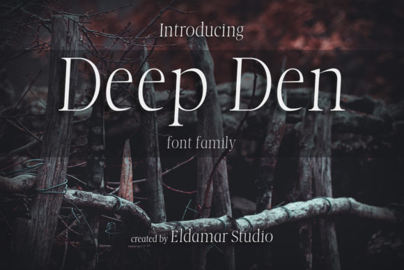 Deep Den: A Minimal Serif Font for Modern Brand Identity