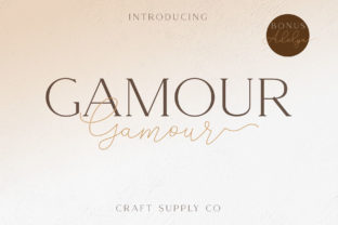 Gamour: A Serif Typeface That Elevates Editorial Design