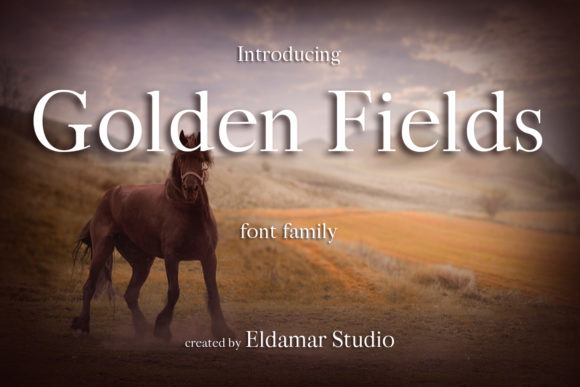 Golden Fields: A Minimal Serif Typeface for Modern Web Design