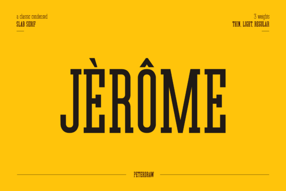 Jerome: The Premium Slab Serif Font for Scroll-Stopping Campaigns