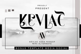 Kevlac: An Elegant Sans Serif Font for Modern Brand Identity