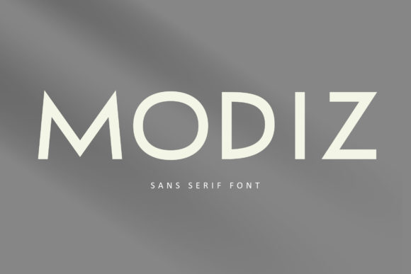 Modiz: The Clean Sans Serif Typeface for Modern Campaigns