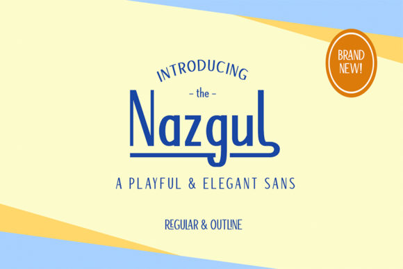 Nazgul: The Playful Sans Serif Typeface for Standout Campaigns