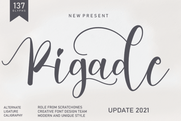 Pigade: The Elegant Handwritten Font for Creative Crafters
