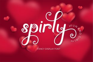 Spirly: A Romantic Typeface for Editorial Design