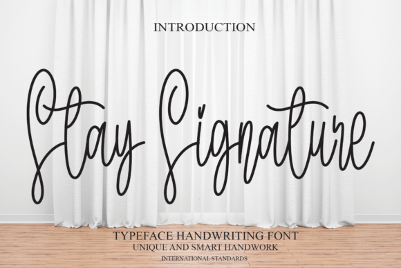 Stay Signature: The Handwritten Typeface for Authentic Brand Identity