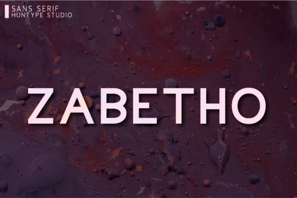 Zabetho: An Elegant Sans Serif Typeface for Modern Branding